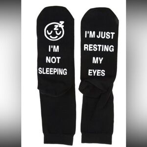 Men’s funny novelty socks  I’m not sleeping socks